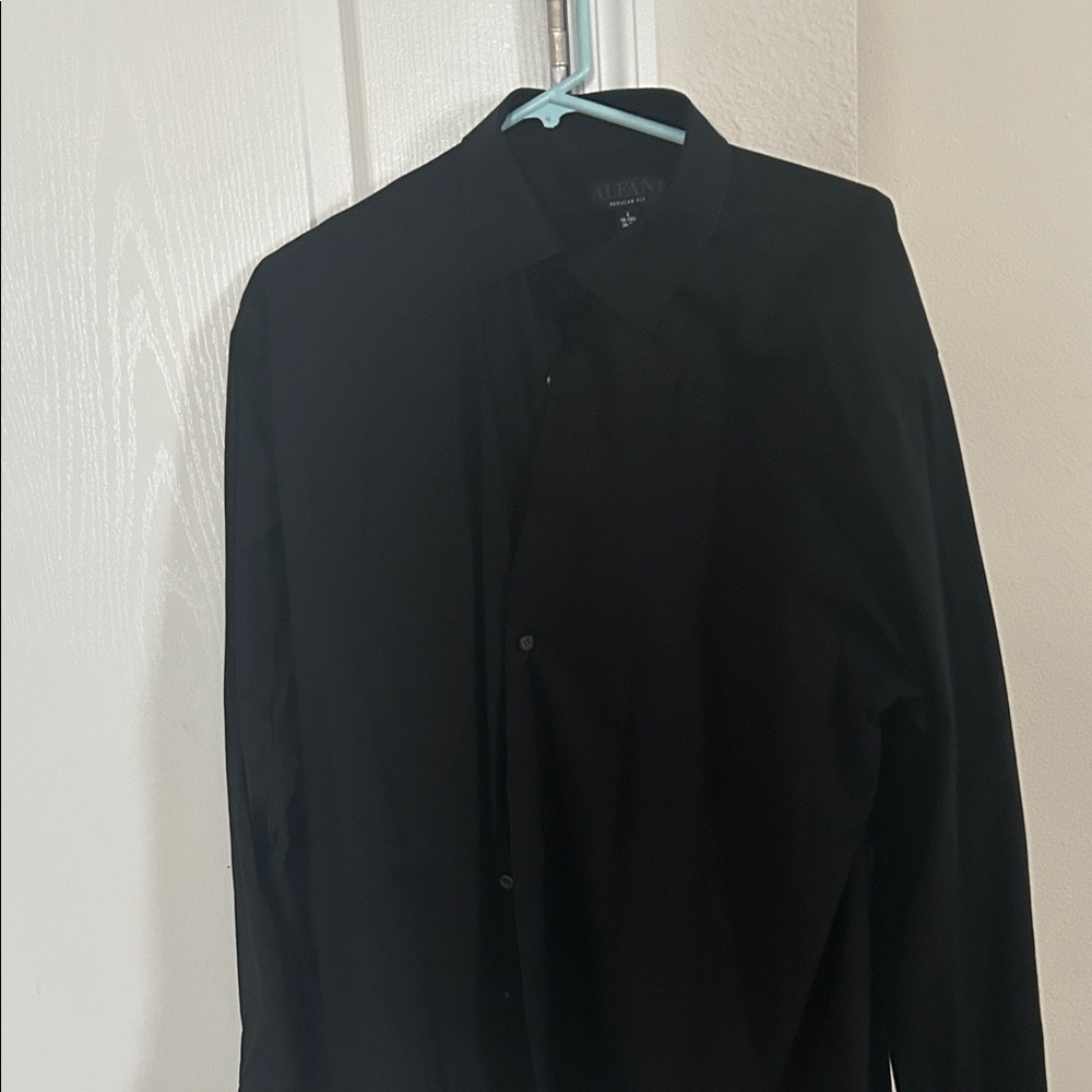 Alfani Men's Elegant Black Dress Shirt
